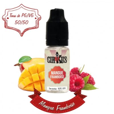 e liquide mangue-framboise cirkus vdlv