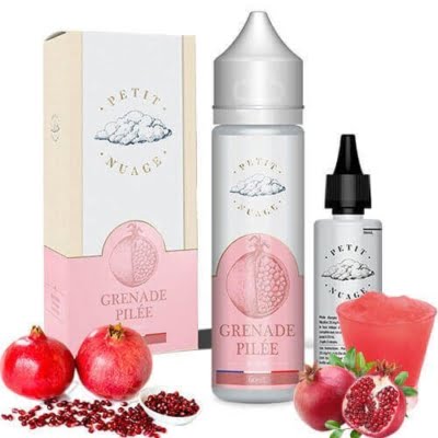 E-liquide Grenade pilée 60ml pour cigarette électronique, gamme Petit Nuage