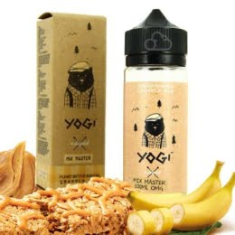 E-liquide pour cigarette électronique de la marque Yogi peanut butter banana d'une contenance de 100 ml