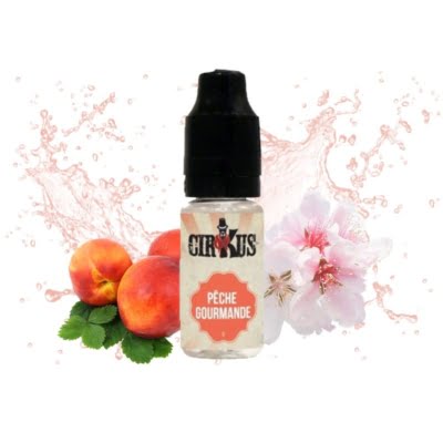 e liquide pêche gourmande 10 ml vdlv