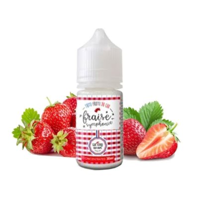 arôme fraise symphonie le coq qui vape