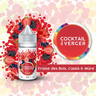 arome cocktail du verger fraise des bois cassis
