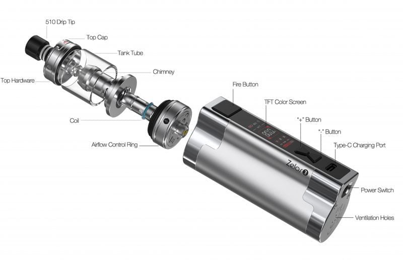 kit zelos 3 nautilus 3 aspire | Ciga France ® kit zelos 3 nautilus 3 aspire