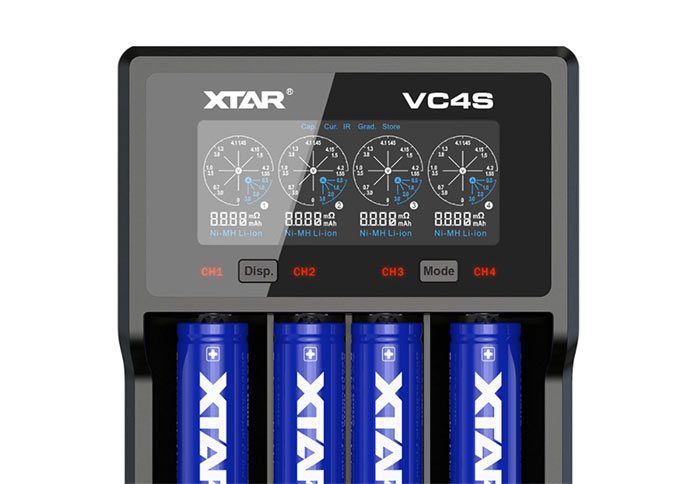 Chargeur-4-accus-vc4s-xtar | Ciga France ® Chargeur-4-accus-vc4s-xtar