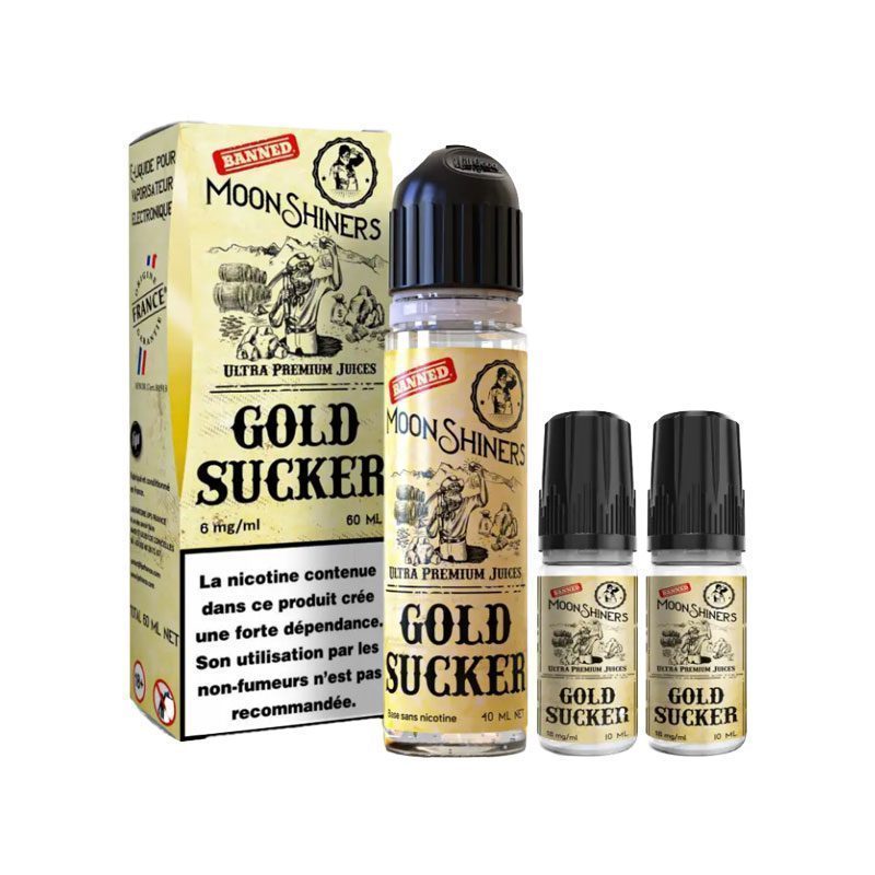 E-liquide Gold Sucker - Moonshiners – 60ml