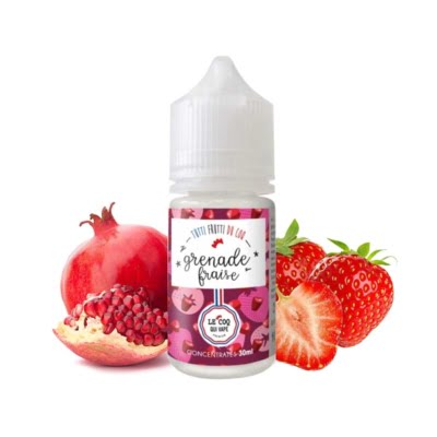Concentré-Grenade-fraise-30ml-–-Le-coq-qui-vape