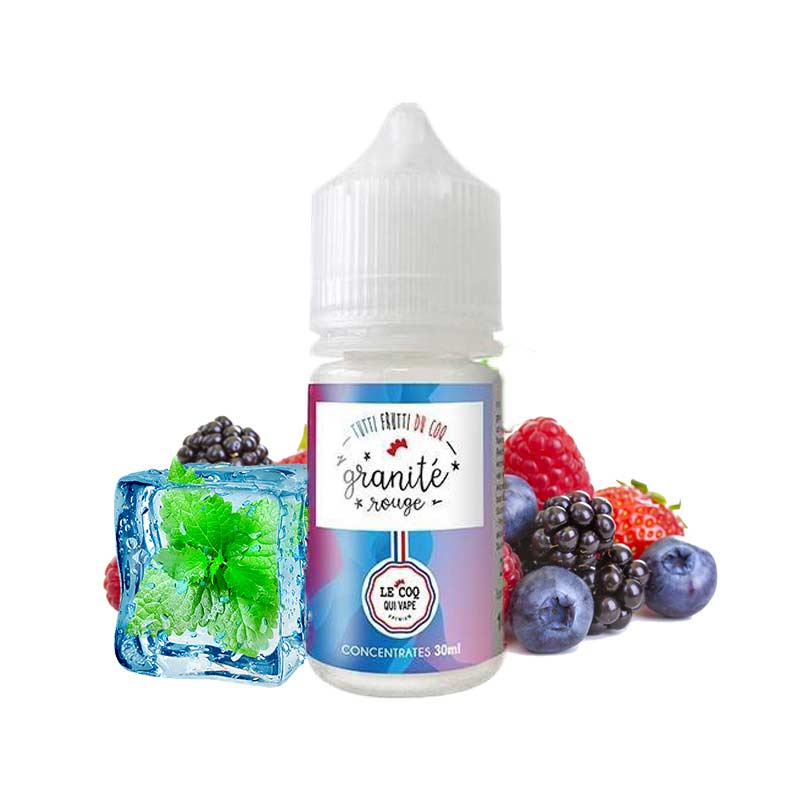 fruit rouges 30 ml le coq qui vape Concentré Granite fruit rouge 30ml – Tutti Frutti – Le Coq qui vape