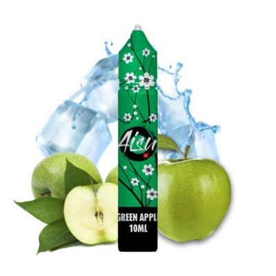 E-liquide-Green-Apple-10ml---10-et-20mg-sels-de-nicotine---Aisu