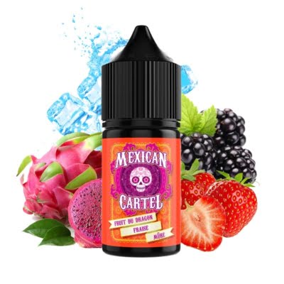 Concentré-Fruit-du-dragon-Fraise-Mûre-30ml-Mexican-Cartel