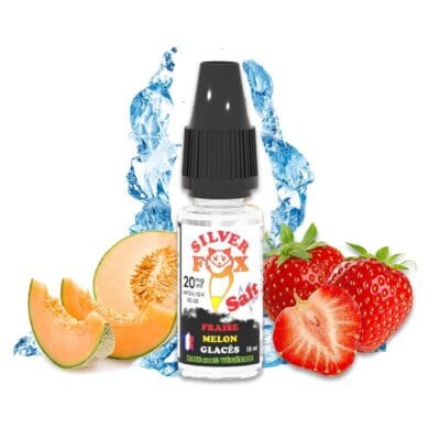 E-liquide Fraise Melon Glacés Salt 10ml - Silver Fox - Vaping In Paris