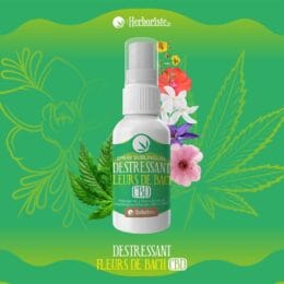 Spray Sublingual destressant CBD Fleurs de Bach 10ML - L'Herboriste CBD