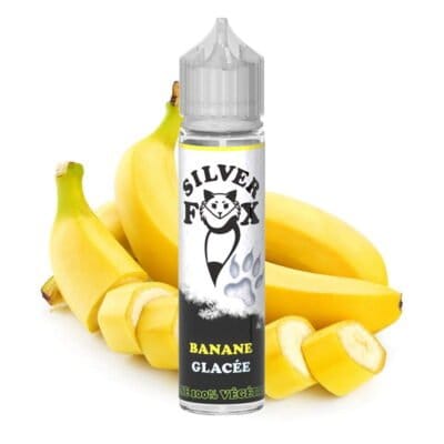 E-liquide Banane Glacée 50ml – Silver Fox