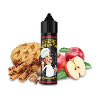 E-liquide-Pomme-Cannelle-50ml---Péché-Gourmand