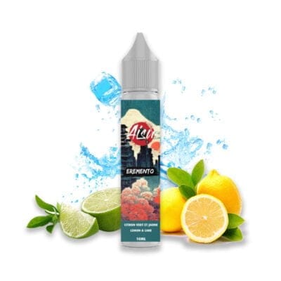 E-liquide Citron vert et jaune 10ml - Sels de nicotine - Eremento - Aisu