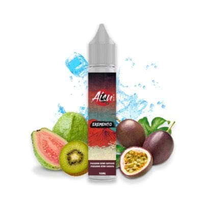 E-liquide Passion kiwi goyave 10ml - Sels de nicotine - Eremento - Aisu