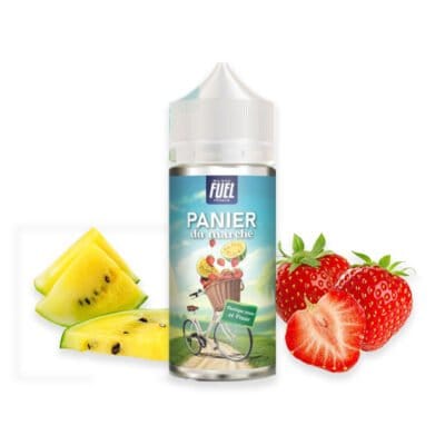 E-liquide-Fraise-et-Pastèque-Jaune-100ml---Panier-du-marché---Maison-Fuel