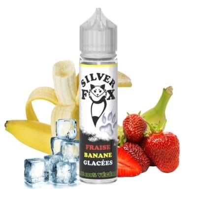e-liquide 50 ml Silver Fox Fraise Banane