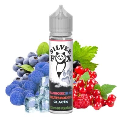 e-liquide 50 ml Silver Fox Framboise bleue fruits rouges