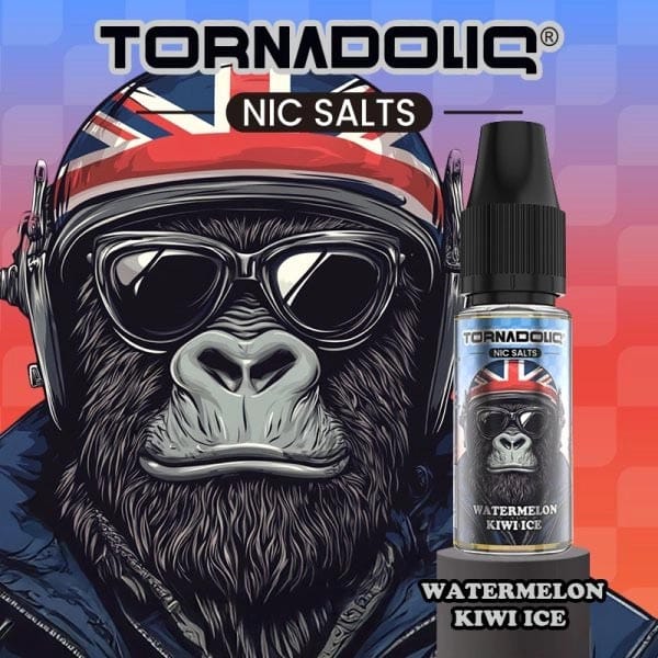 puff sel de nicotine watermelon-kiwi-ice-10ml-tornadoliq
