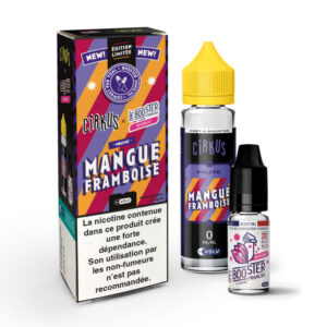 E-liquide mangue framboise 60ml neosweet pack vdlv cirkus